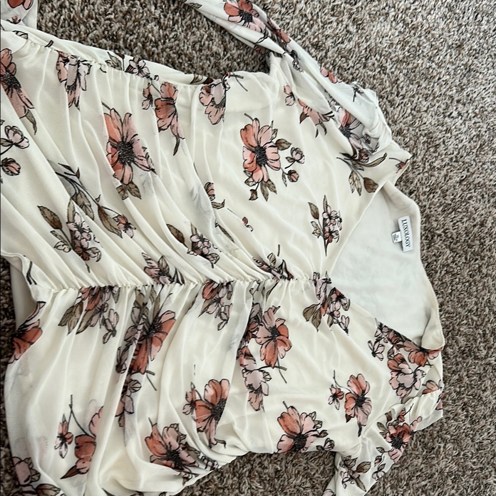 Floral Long-Sleeve Dress